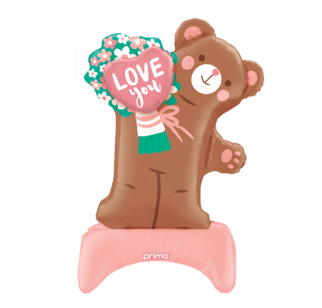 PRIMA 39" Love You Standing Bear Shape Prima Pal™